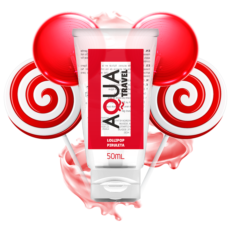 Lubrifiant aromatisé Aqua Travel Sucette – Flacon 50 ml