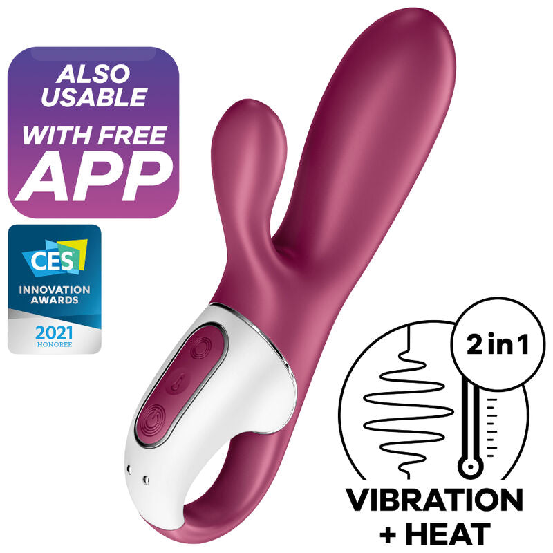 Vibromasseur Point G Satisfyer Hot Bunny App Connecté
