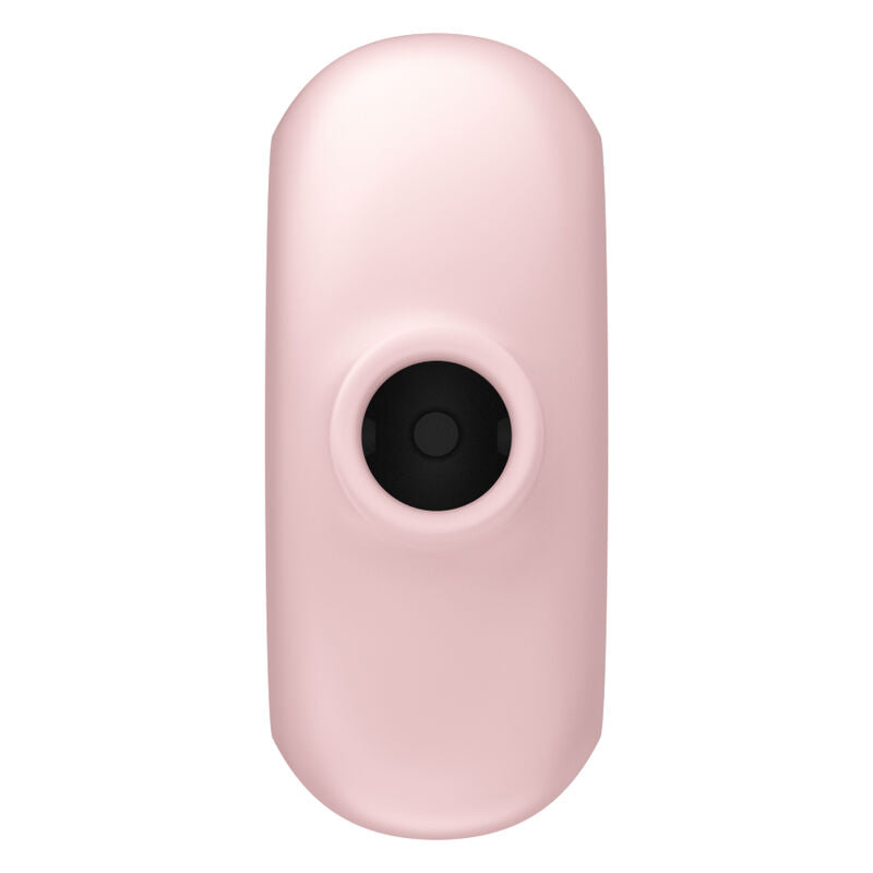SATISFYER - STIMULATEUR ET VIBRATEUR DOUBLE AIR PULSE PRO TO GO 3 BLEU
