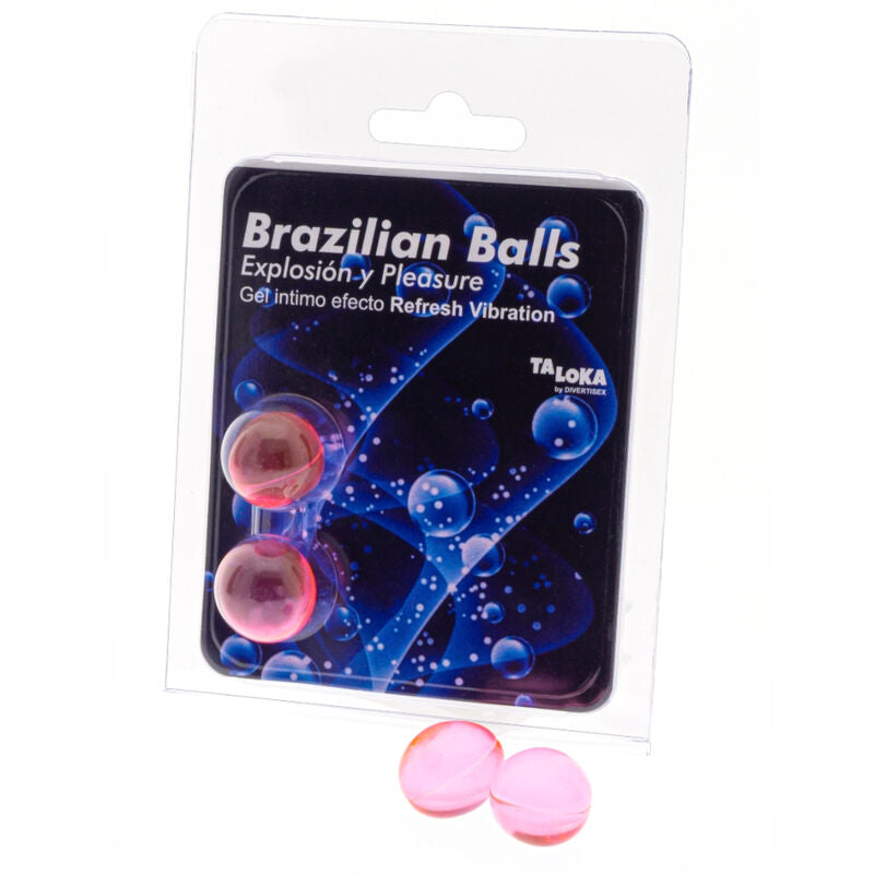 TALOKA - 2 BALLES BRĂSILIENNES REFRESH EFFET VIBRANT GEL EXCITANT