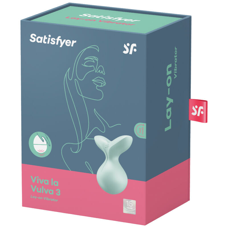 Stimulateur Clitoridien Satisfyer Viva La Vulva 3 – Vert & Violet