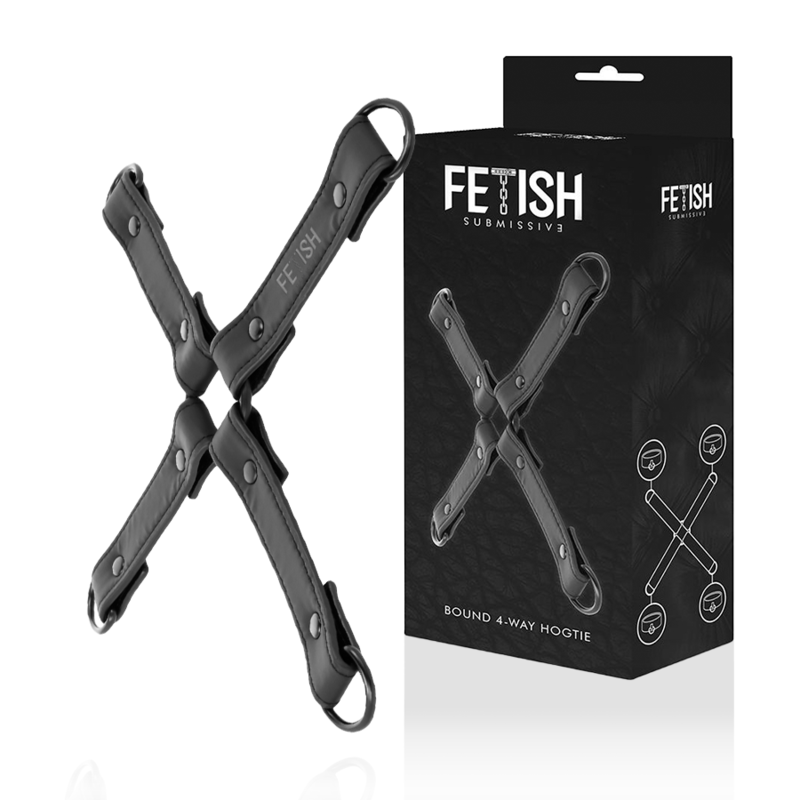 FETISH SUBMISSIVE - UNION DE MENOTTES EN CUIR VĂGAN