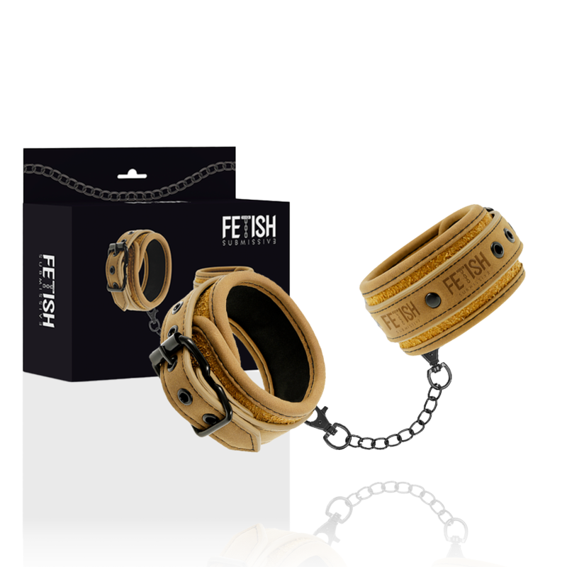 Menottes BDSM Fetish Submissive Origin Cuir vegan