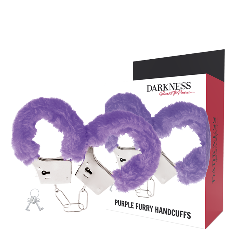 Menottes BDSM Darkness Bondage Métal doublé – Lilas