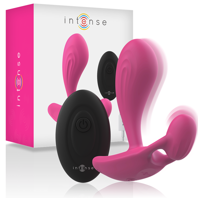 Plug Anal Vibrant Intense Shelly – Télécommande Silicone Rose