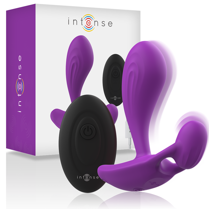 Plug Anal Vibrant Intense Shelly – Télécommande Silicone Violet