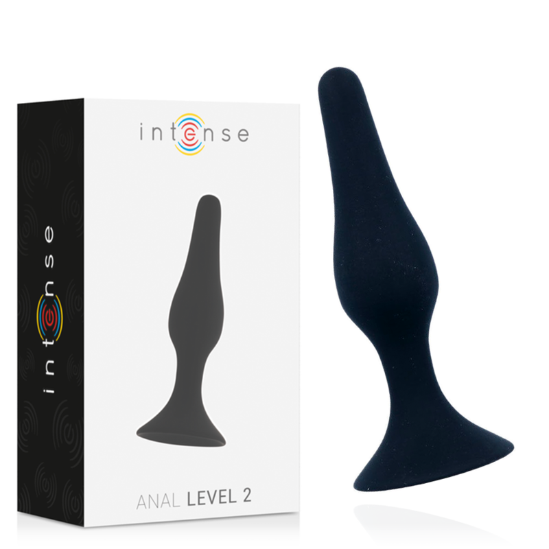Plug anal Intense Niveau 2 – Noir 11,5 cm