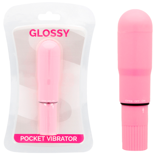 Vibromasseur Glossy Bullet Poche – Rose