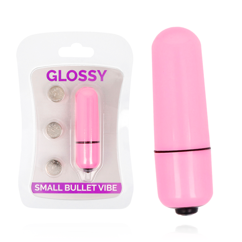 Vibromasseur Glossy Bullet Petite – Rose foncé