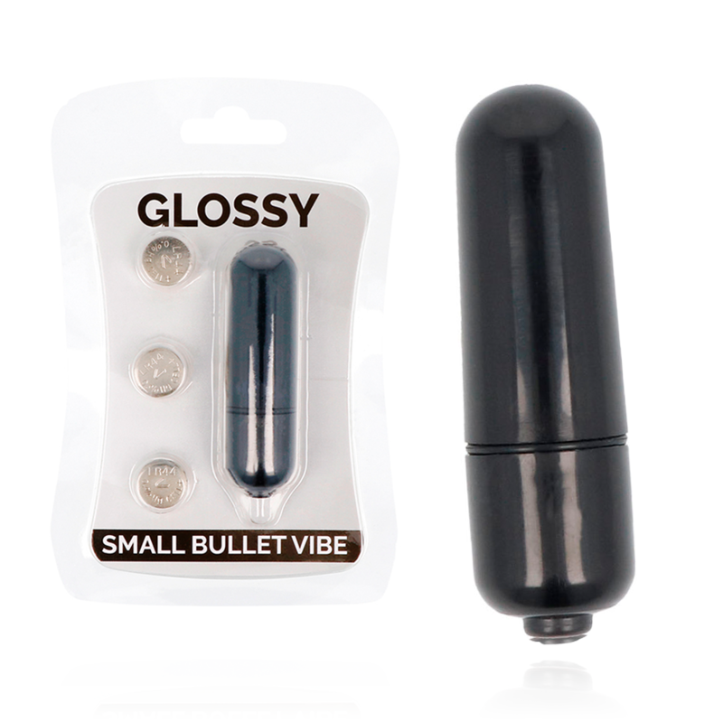 Vibromasseur Glossy Bullet Petite – Noir