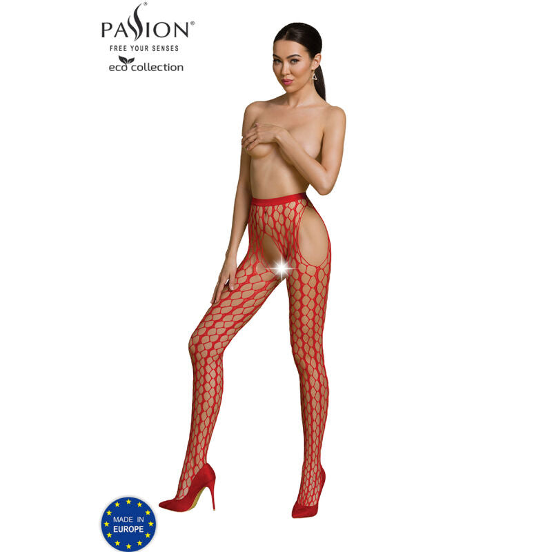 PASSION - ECO COLLECTION BODYSTOCKING ECO S007 NOIR