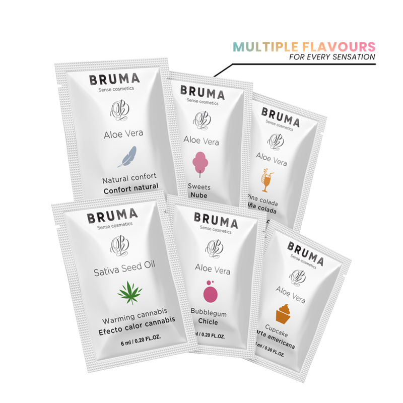 BRUMA - GEL GLISSANT Ă L''ALOE VERA SAVEUR CUPCAKE 6 ML