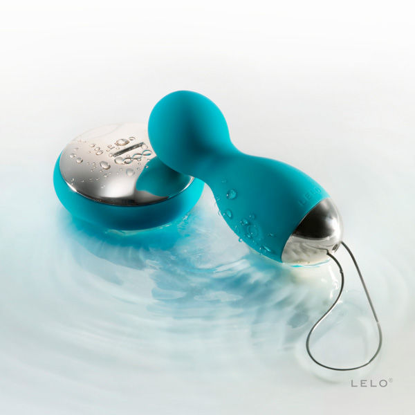 Boules Vibrantes Lelo Hula Beads Rotatives – Bleu