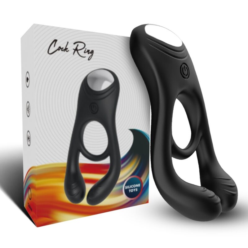 ARMONY - JOUET Ă ANNEAU VIBRATEUR DOUBLE VEYRON POUR COUPLES NOIR