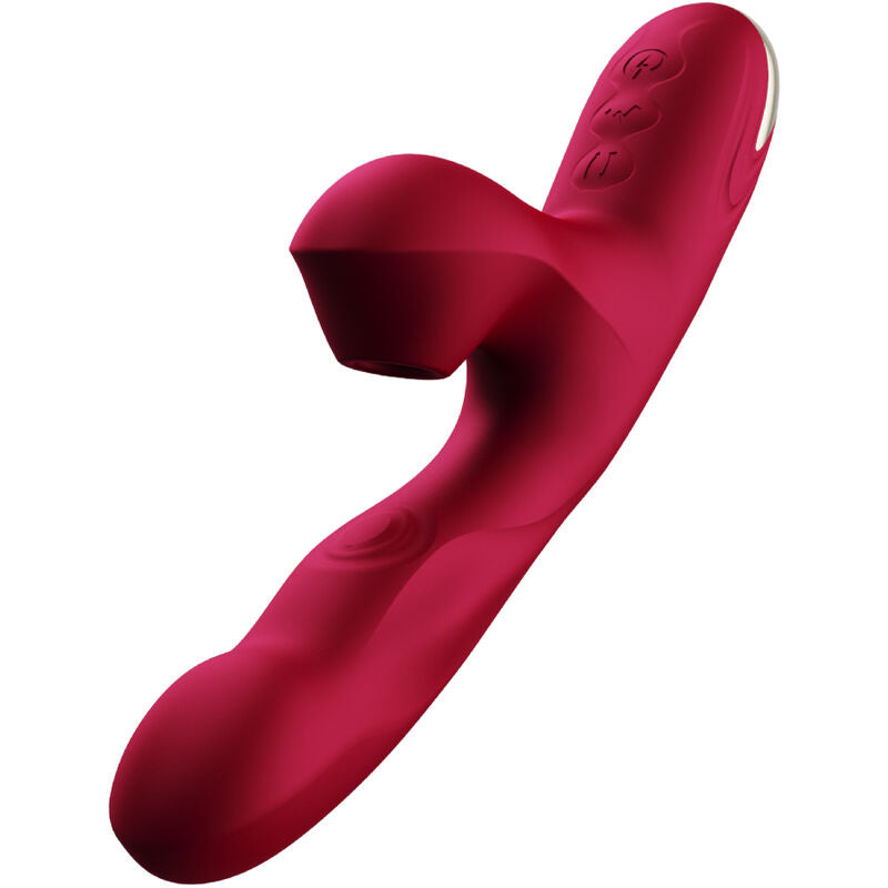 ARMONY - VIBRATEUR BUMP & VENTOUSE MODĂLE 2 BORDEAUX