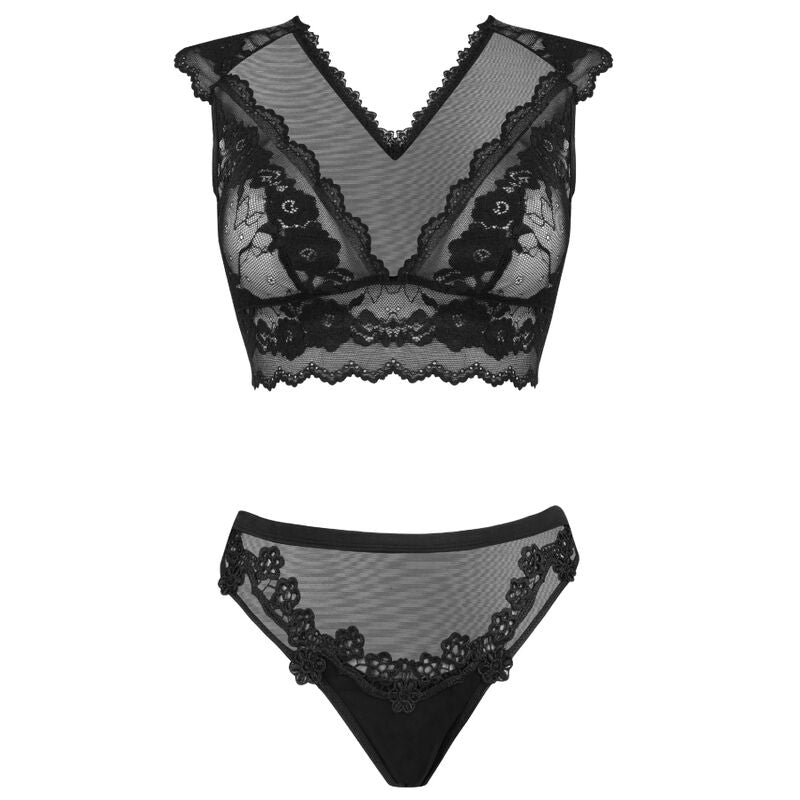 LIVCO CORSETTI FASHION - TIMOSAN LC 90631 SUJETADOR + PANTY NOIR