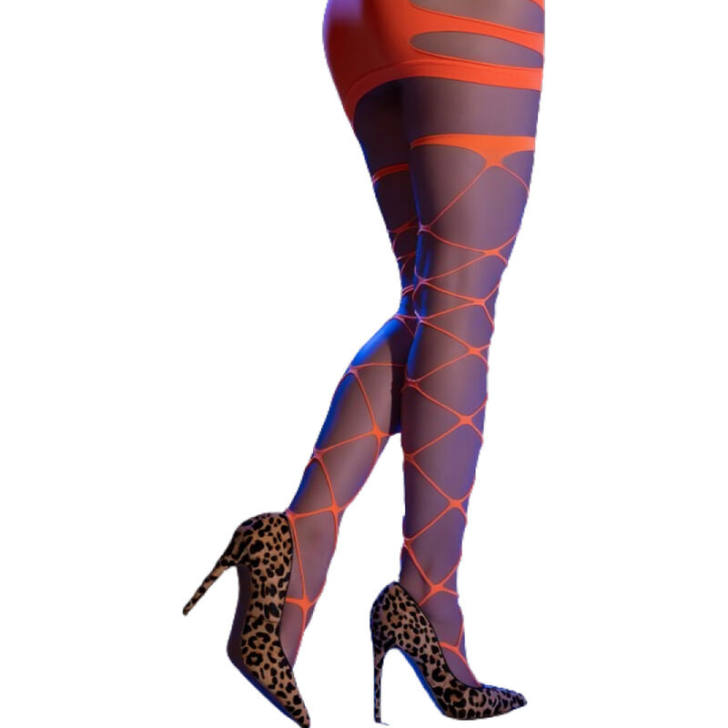 CHILIROSE - CR 4264 MEDIAS CABARET BLANC S/M