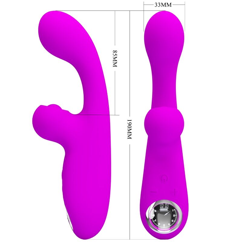 Vibromasseur Lapin Pretty Love Skylar – Stimulateur Violet