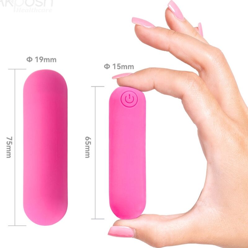 Mini Vibromasseur Armony Splash Haha – Bullet Silicone Rose