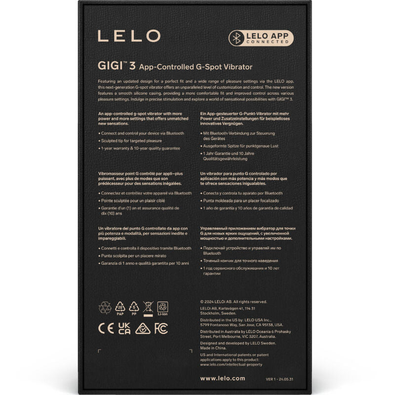 LELO - GIGIâ„¢ 3 VIBRATEUR POINT G ROSE