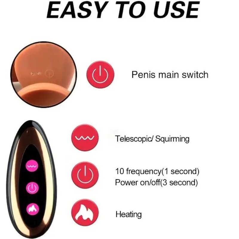ARMONY - GODE RĂALISTE VIBRANT RECHARGEABLE