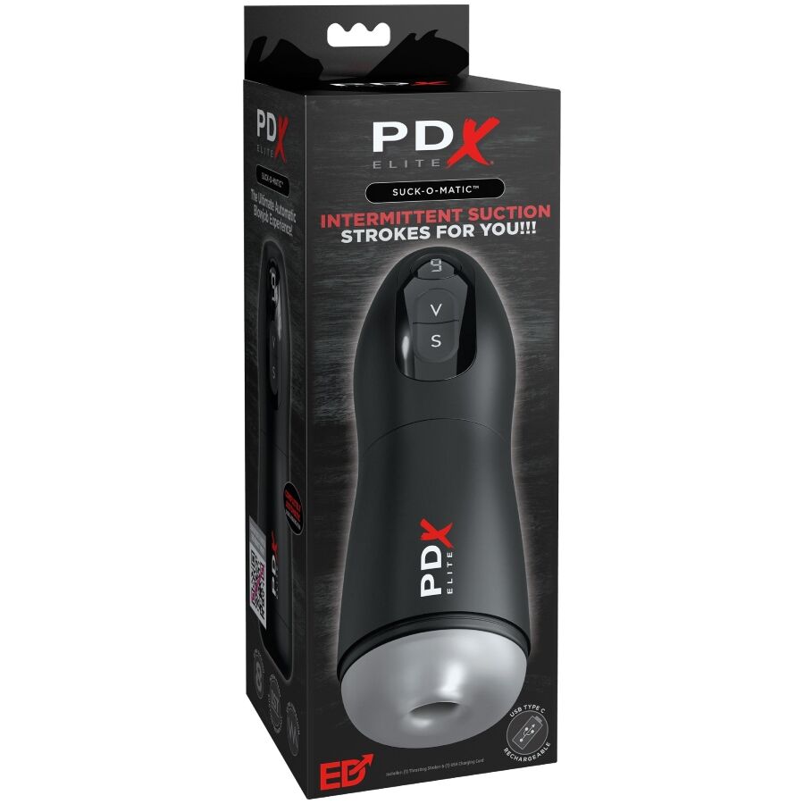 PDX ELITE - MASTURBATEUR Ă ASPIRATION AUTOMATIQUE SUCK-O-MATIC