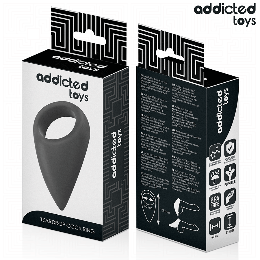 ADDICTED TOYS - ANNEAU PĂNIS EN FORME DE LARME