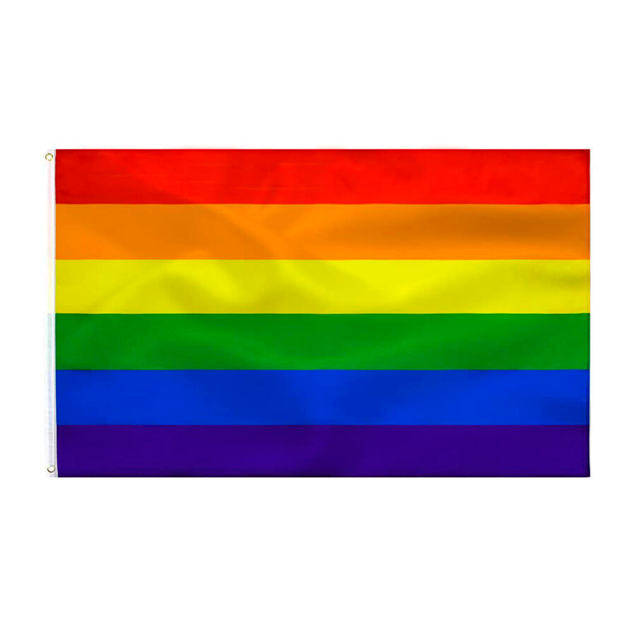 FIERTĂ - DRAPEAU ARC-EN-CIEL 90 X 150 CM