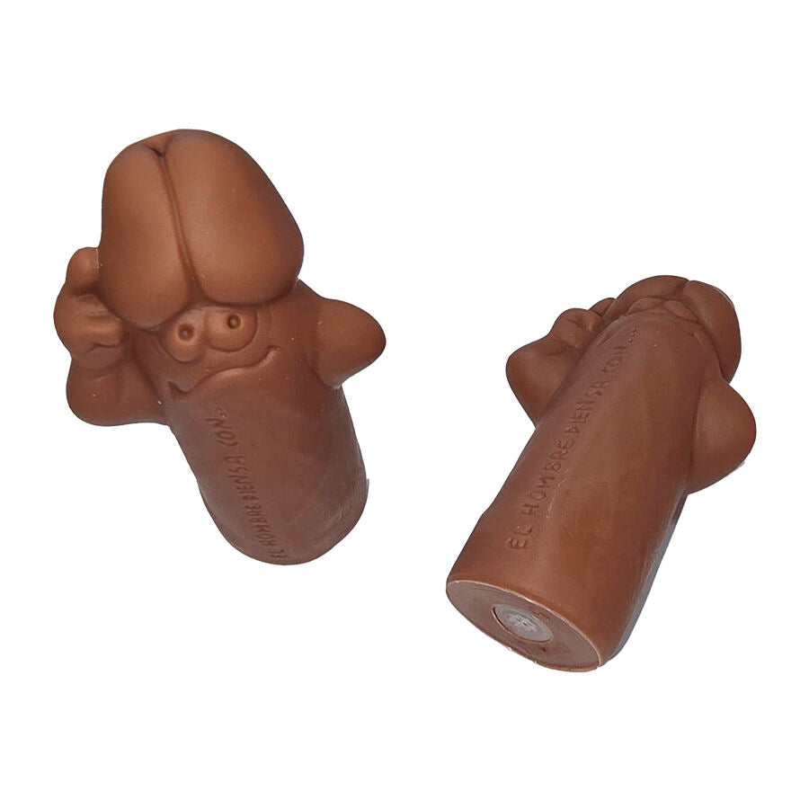 DIABLO PICANTE - SIFFLET EN FORME DE PĂNIS DE COULEUR MARRON