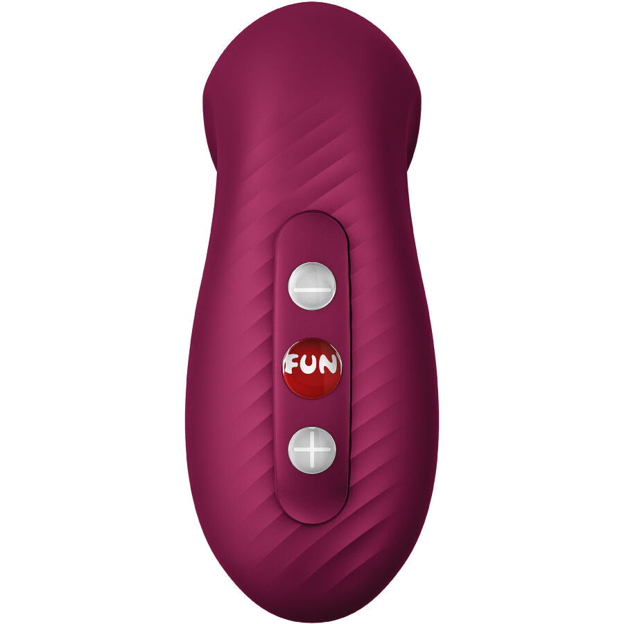 FUN FACTORY - VIBRATEUR Ă IMPULSIONS D'AIR DESIRE ROUGE VIN