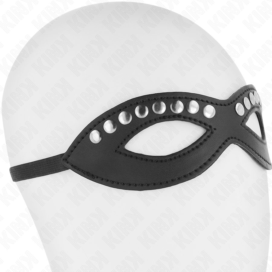 KINK - MASQUE POUR LES YEUX AVEC MINI RIVETS MODĂLE 1 20,5 x 5,5 CM