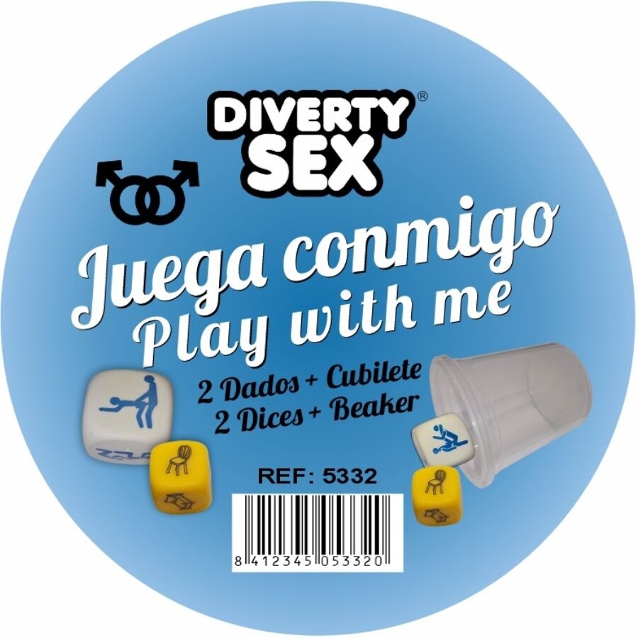 DIABLO PICANTE - JEU DE DĂS PLACE + POSITIONS POUR HOMMES AVEC COUPE