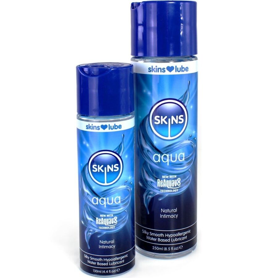 SKINS - AQUA LUBRIFIANT Ă BASE D'EAU 130 ML