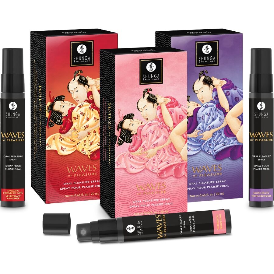 SHUNGA - WAVES PLEASURE SPRAY ORAL SEDUCTIVE PASTĂQUE 20 ML
