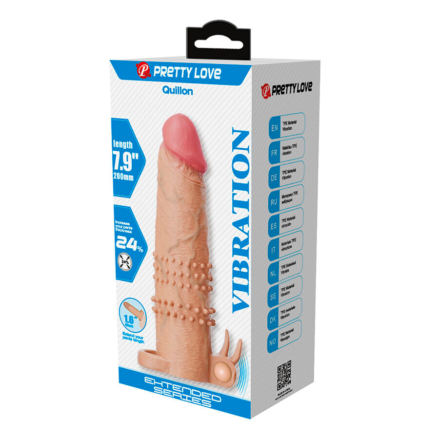 PRETTY LOVE - QUILLON MANCHON PĂNIS AVEC STIMULATEUR CLITORIAL ET VIBRATION