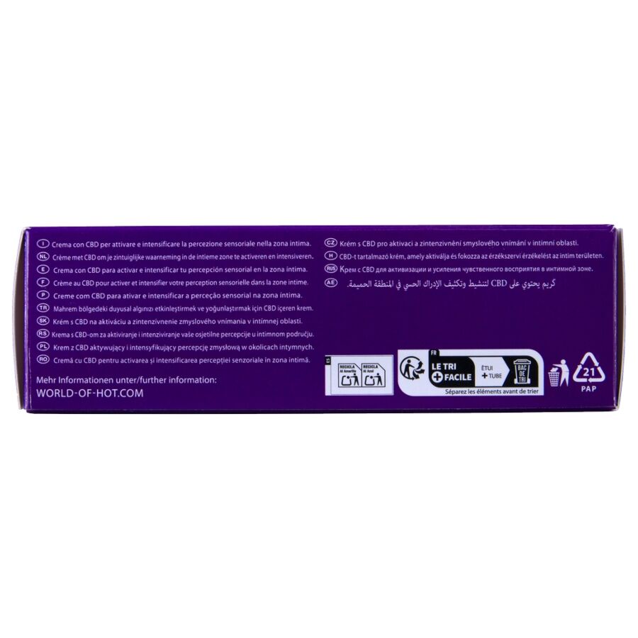 CHAUD - GANT DE CRĂME VULVAIRE CBD 50ML