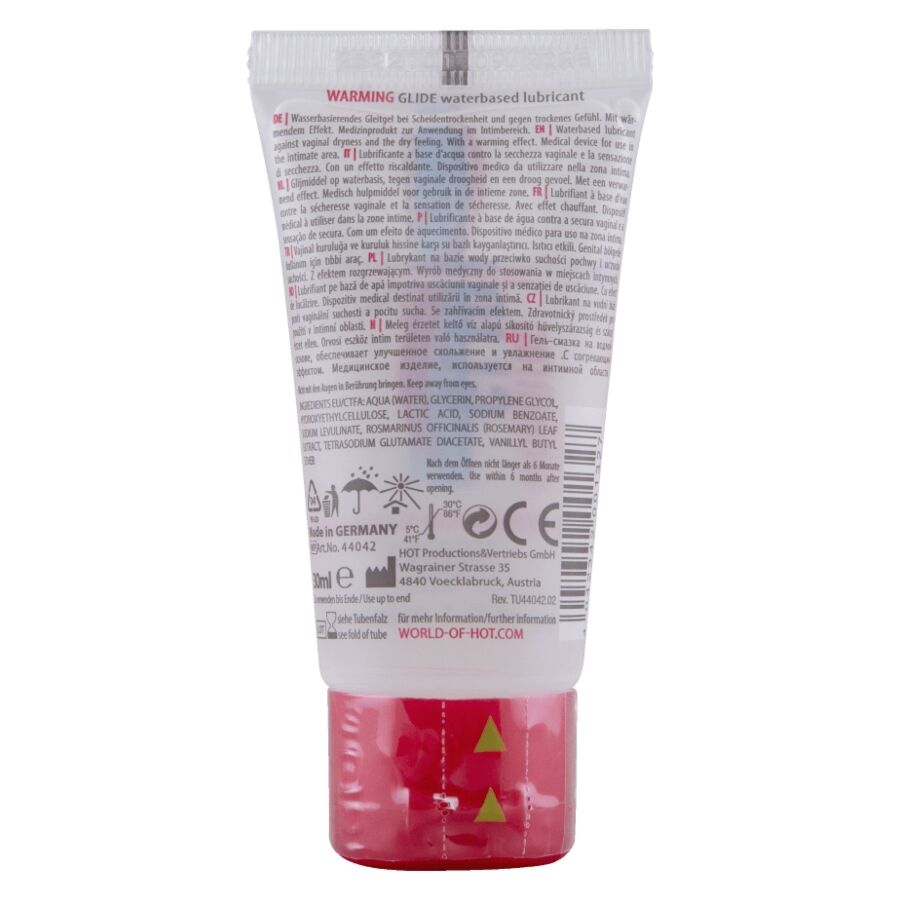 HOT - LUBRIFIANT LIQUIDE CHAUFFANT Ă BASE D'EAU 30 ML