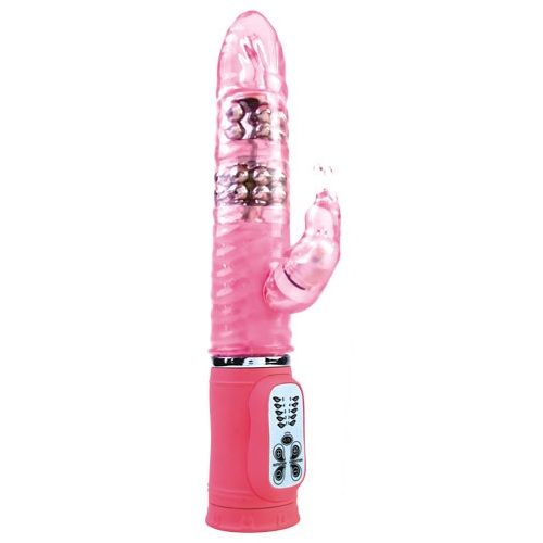 Vibromasseur Lapin Baile Mignon Passion 27 cm 10F – Rose