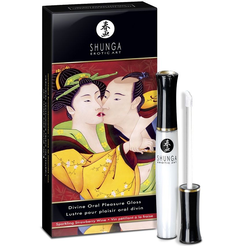 Gloss stimulant Shunga Aphrodisiacs Divine Fraise & Cava