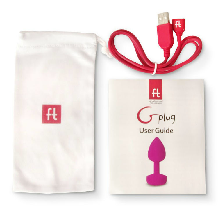 Plug Anal Vibrant G-Vibe Funtoys Gplug Small – Rose Néon