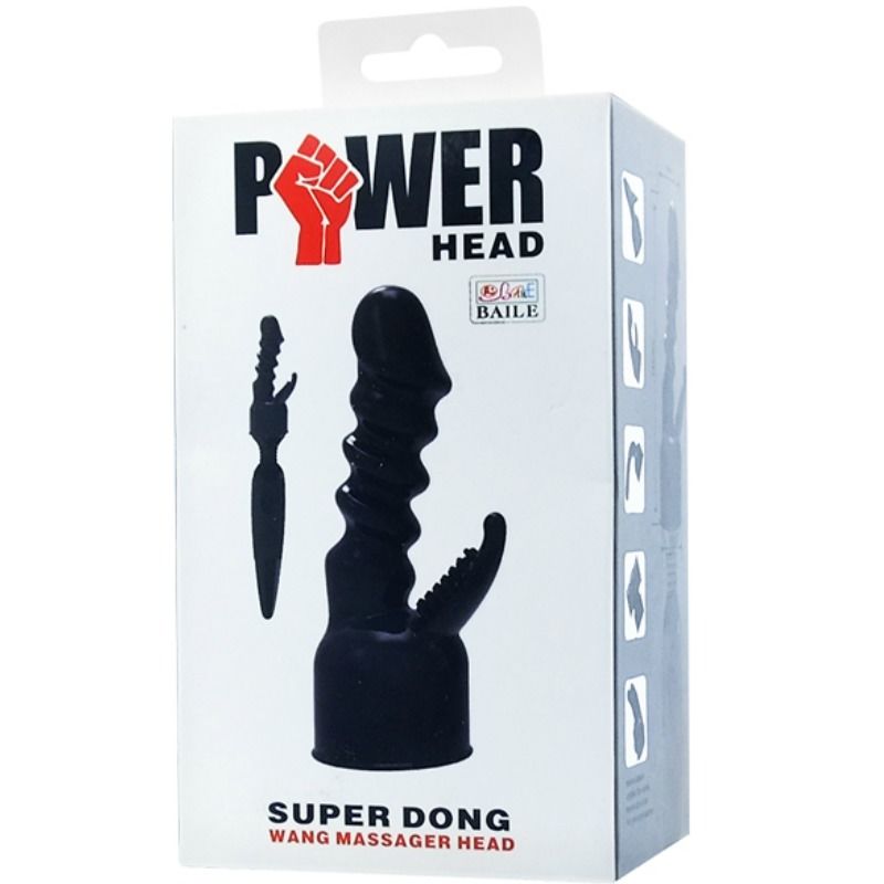 BAILE - TĂTE INTERCHANGEABLE POWER HEAD POUR LA STIMULATION INTERNE ET DU CLITORIS