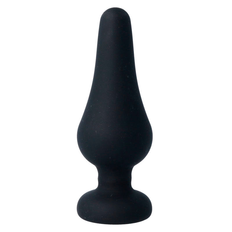 Plug Anal Intense Pipo L – Silicone Souple Noir 13 cm