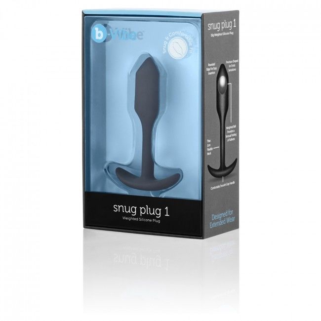 Plug Anal Lesté B-Vibe Snug Plug 1 Premium – Noir