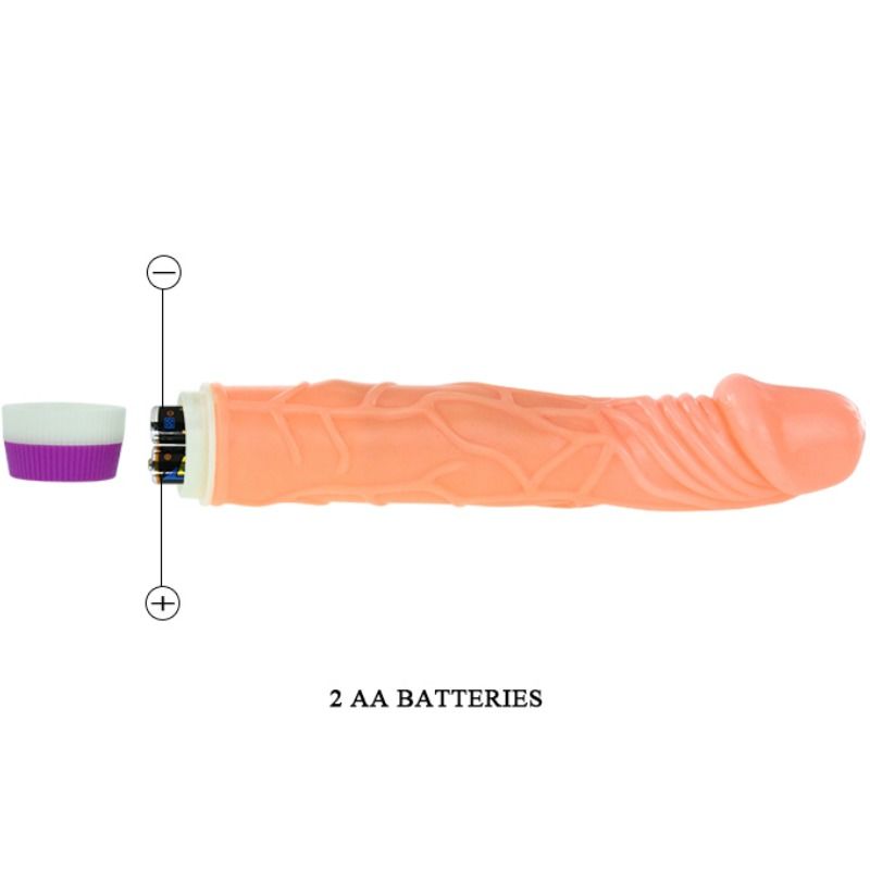 Vibromasseur réaliste Baile Vagues de Plaisir – 22,5 cm