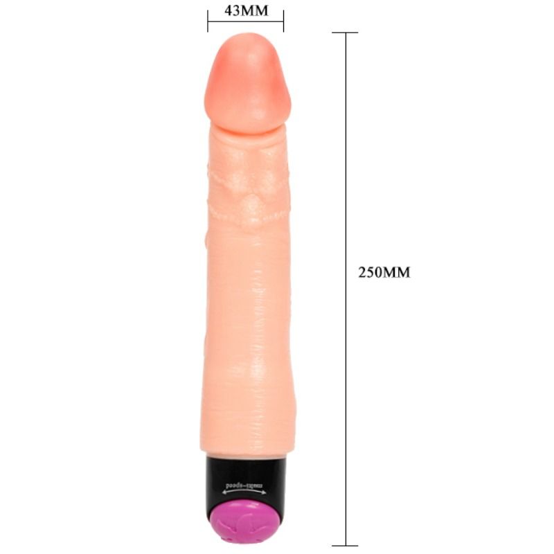 Vibromasseur Réaliste Baile Flexible – 25cm Point G & Prostate
