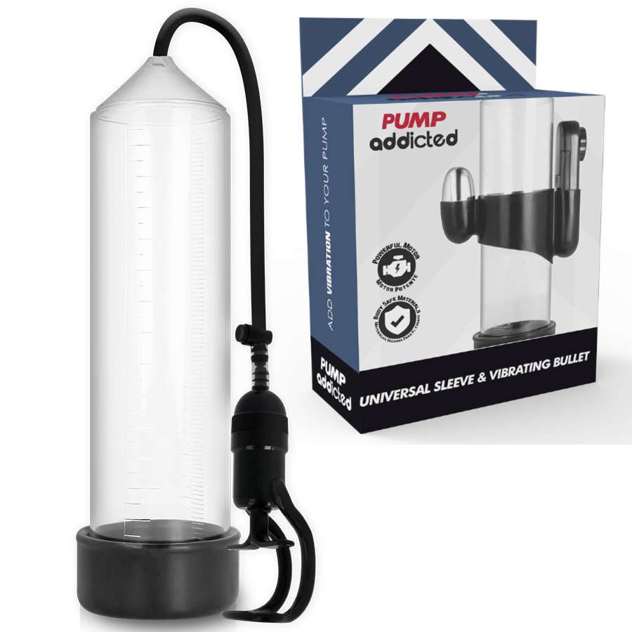 Pompe Pénienne Vibrante Pump Addicted RX5 – Transparent