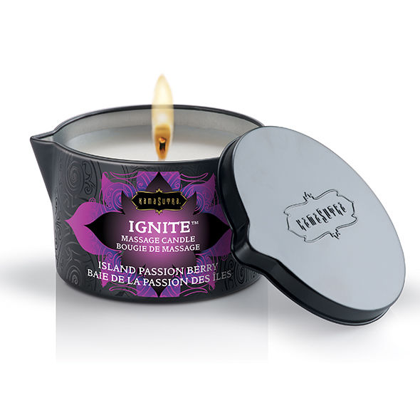 KAMASUTRA - BOUGIE DE MASSAGE ÃŽLE DE LA PASSION 170GR