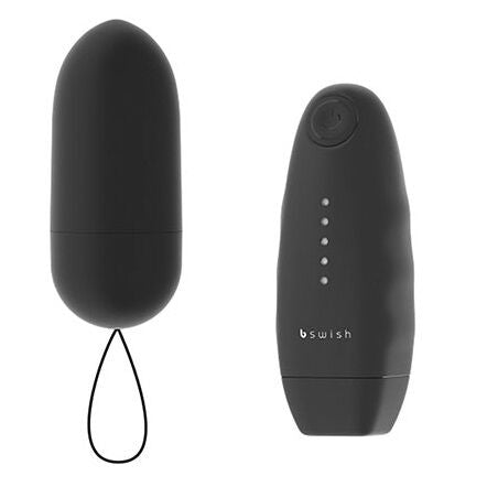 Mini Vibromasseur B Swish Bnaughty Unleashed Télécommande – Noir