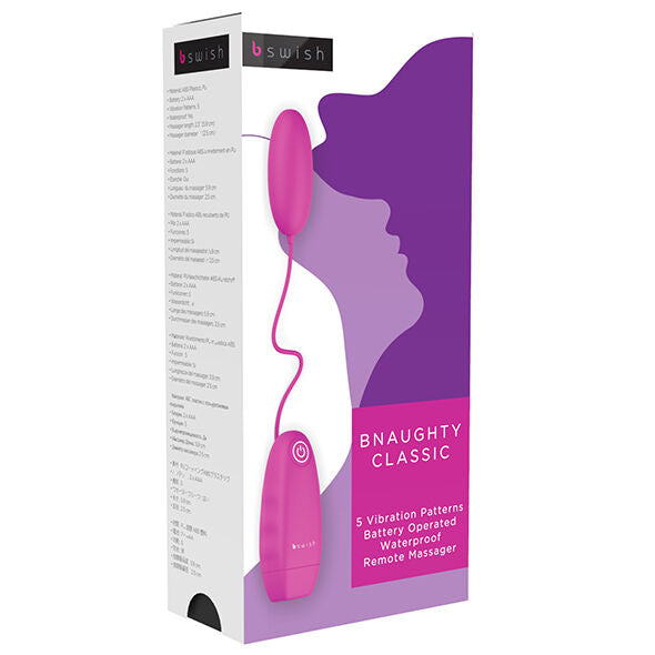Mini Vibromasseur B Swish Bnaughty Classic Bullet – Cerise