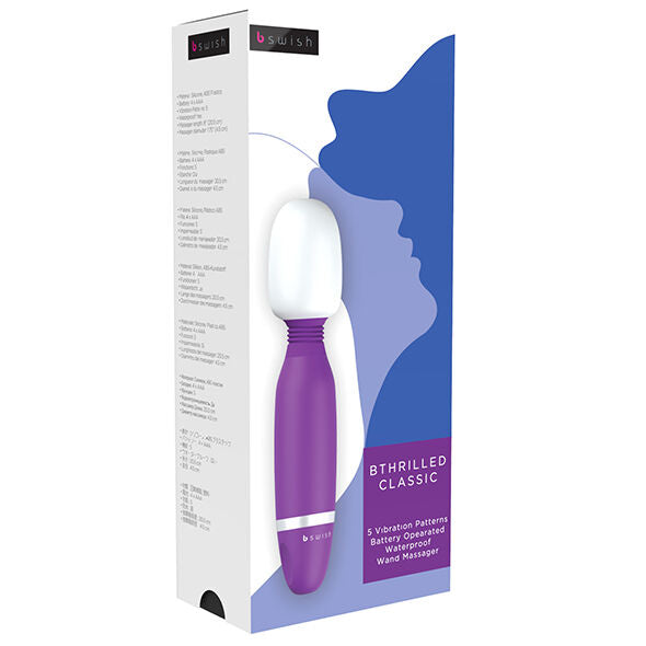 Vibromasseur Wand B Swish Bthrilled Classic – Lilas